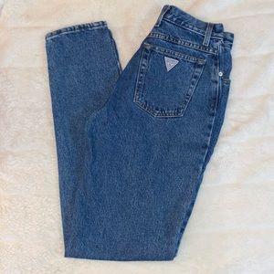 Vintage Guess Denim Made in Canada High Rise Mom Classic Retro Size 26